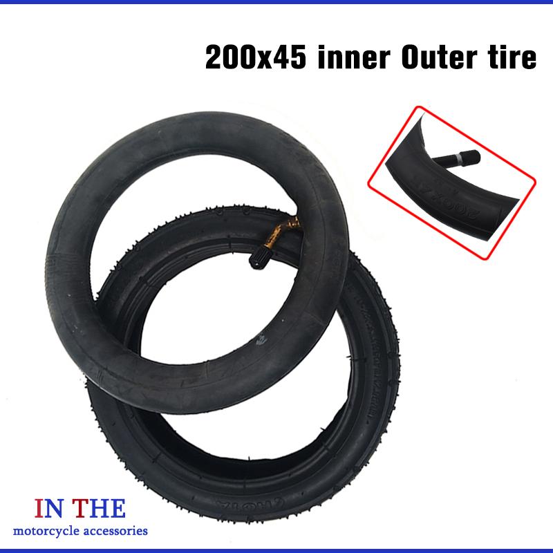 Scooter Tire - Pneu de scooter reforçado, 200x45, com
