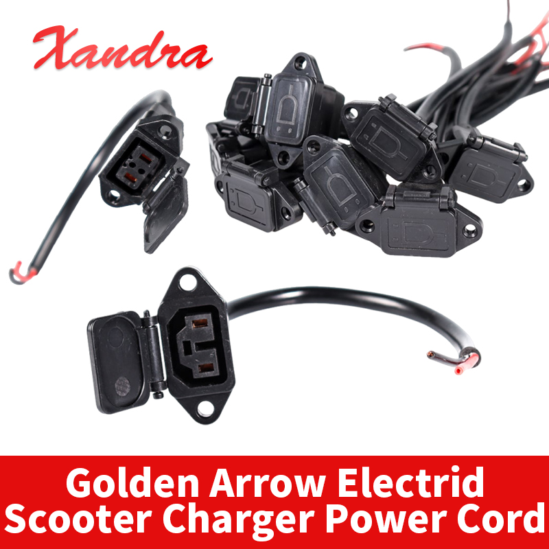 20/80cm seta dourada scooter e - Electric Scooter Charger avaliação e preço