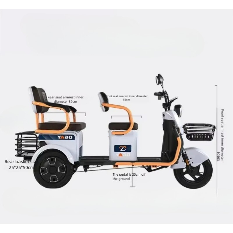 Triciclo elétrico QQW, scooter - Electric Scooter Adults avaliação e preço